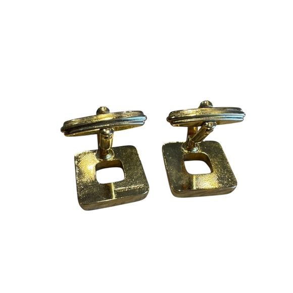 Nina Ricci Other - Nina Ricci Gold Square Cufflinks